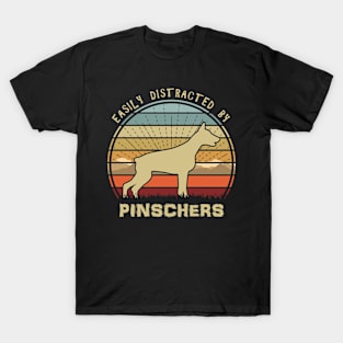 Easily Distracted By Pinschers T-Shirt